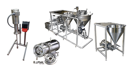 Ampco Applied Products line of mixers and blenders