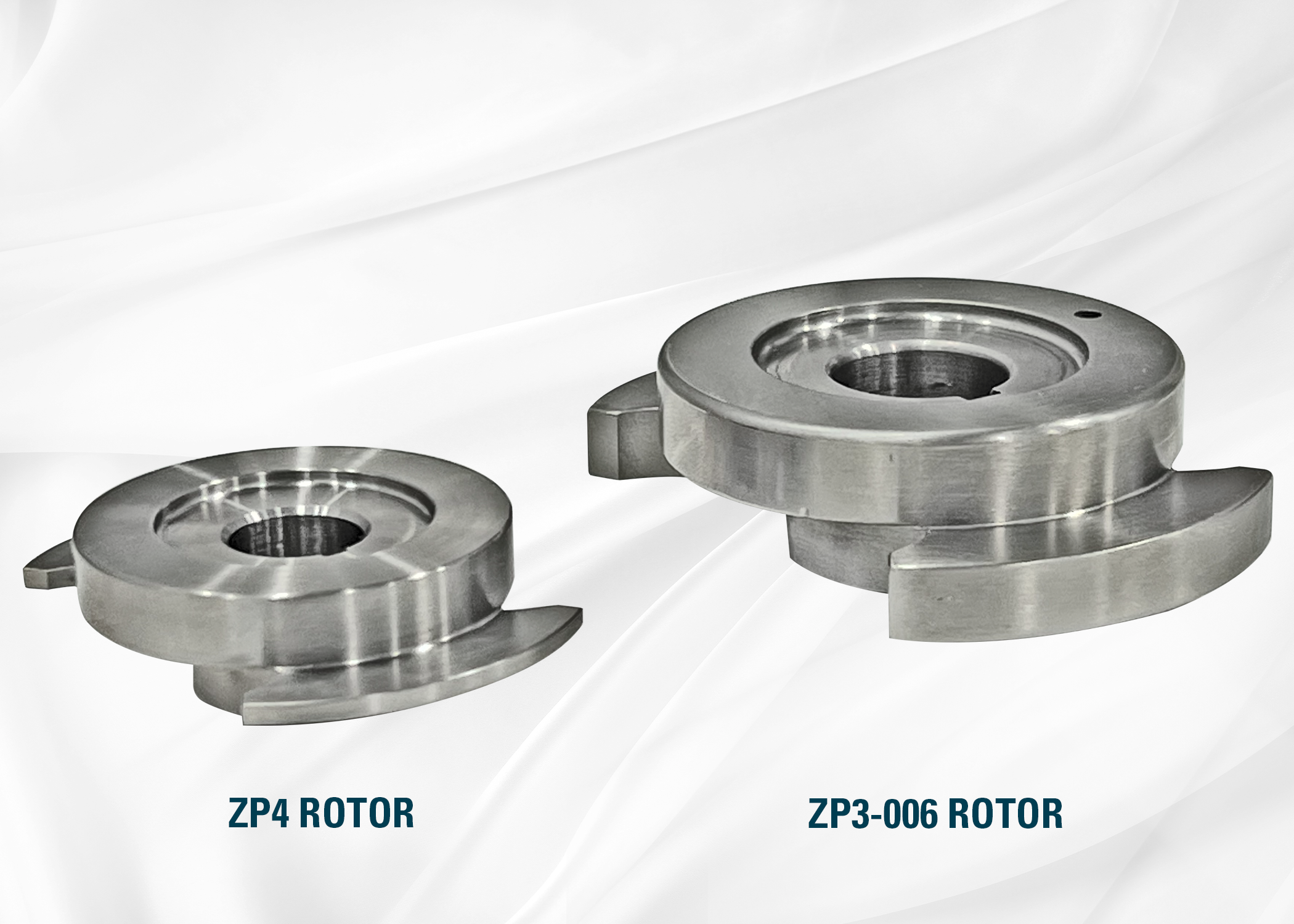 Comparación de rotores ZP4 y ZP3-006