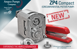 Bomba de pistón circunferencial compacta Ampco Pumps ZP4 para bajo caudal y dosificación